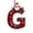 G, variant on Moocorvic 26 Initial Letter Ornaments Christmas Tree Decoration Personalized Hanging Alphabet Pendant, I