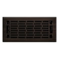 thumbnail image 4 of Imperial RG3382 Oil Rubbed Bronze Geneva Design Louvered Floor Register - 4inch x 10inch Duct Opening, 4 of 4