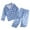 Sky Blue, variant on WUANDIXFA Toddler Kids Girl Silk Pajamas 1T 2T 3T 4T 5T 6T Baby Button Down Satin Silk Pjs Sleepwear Loungwear Pants Set,Pink,2-3 Years