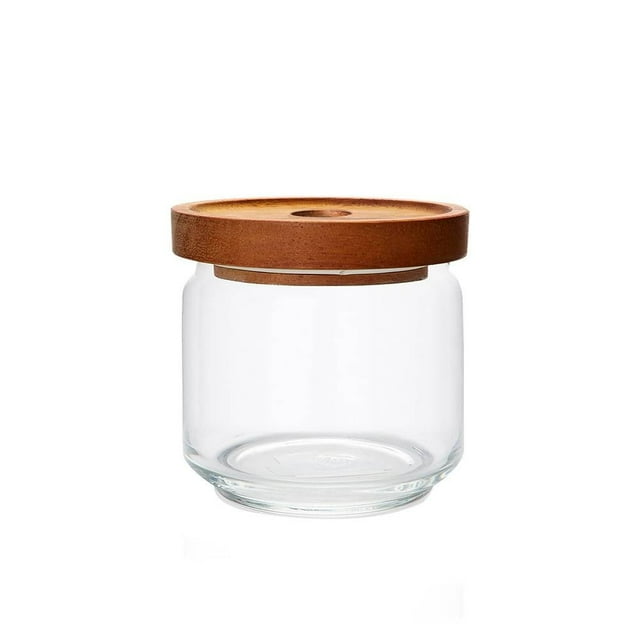 Cannister Mainstays Borosilicato Alta Densidad 300ml Tapa Madera