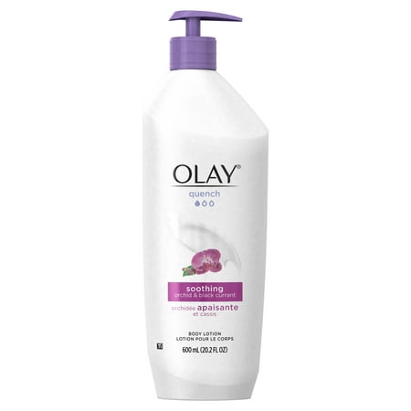 Olay Quench Soothing Orchid & Black Currant Body Lotion, 20.2 fl (Best Body Cream For Black Skin)