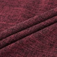 thumbnail image 3 of REGALWOVEN Linen Farmhouse Decorative Throw Pillow Covers Rustic Square Cushion Covers Set of 2 for Home Sofa Couch Claret 24" x 24", 3 of 6