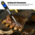 thumbnail image 3 of Termómetro Digital para Barbacoa y Carne, Tenedor Para Cocinar, Lectura Instantánea, Pantalla Lideró de Doble Sonda para Asar Al Aire Libre, 3 of 7