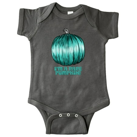 

Inktastic Allergy Awareness I m a Rare Pumpkin in Teal Watercolor Gift Baby Boy or Baby Girl Bodysuit
