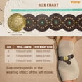 thumbnail image 7 of WHIPPY Western Leather Belts for Women Cowgirl Cowboy Belt Ladies Wide Vintage Waist Belts for Dresses, 7 of 7