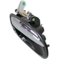 thumbnail image 2 of Replacement REPHO462117 Exterior Door Handle Compatible with 1996-2000 Honda Civic Front, Right Passenger Chrome Lever with Smooth Black Bezel, 2 of 3