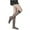 Black, variant on Luxalzxs Women's Fishnet Knee High Stockings Hollow Out Black Lace Sheer Mesh Calf Socks