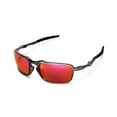 thumbnail image 4 of Walleva Fire Red Polarized Replacement Lenses for Oakley Badman Sunglasses, 4 of 6
