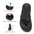 thumbnail image 3 of Orthopedic Walking Sandals with Arch Support, Casual Plantar Fasciitis Flip Flops for Flat Feet, Comfortable Cushioned Foam Slippers for Beach Summer, 3 of 7