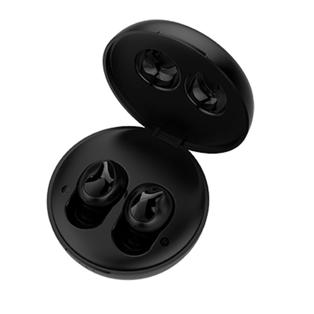 Go Air Pop True Wireless Bluetooth Earbuds & Charging Case - Mauve, Dual Connect, IPX4 Sweat Resistance, Bluetooth 5 Connection, 3 EQ Sound Settings Signature, Balanced, Bass Boost - Black,Red