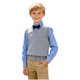 thumbnail image 2 of Odeerbi Niños de Punto Suéter V Cuello Chaleco Sin Mangas Suéter Chaleco Uniforme de La Escuela, 2 of 7