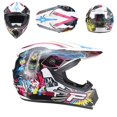 thumbnail image 1 of Para la versión de casco de bicicleta de playa personalizado para jóvenes, casco integral de kart con diseño de fantasma de fuego, 1 of 6