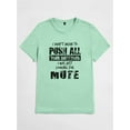 thumbnail image 3 of I Didn't Mean To Push All Your Buttons Men's Graphic Tee with Short Sleeve, Sizes S-2XL, 3 of 8
