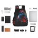 thumbnail image 4 of Fotbe Colorful Betta Fish Mochila Ligera para Hombres y Mujeres - Duradera y Resistente al Agua, Ideal para Escuela, Trabajo, Viajes y Uso Diario, 4 of 7