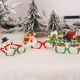 thumbnail image 5 of Holiday Glasses,Cute Christmas Glasses Frames,Flexibility to Fit All Sizes,Great Fun and Festive for Annual Holiday and Seasons Themes, Christmas Party,Christmas Dinner,photos booth., 5 of 8