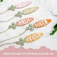 thumbnail image 6 of Hyperi Wooden Personalized Easter Basket Name Tags, Custom Name Carrot Decorations Ideas, Easter Gifts Religious, 6 of 8