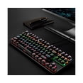 thumbnail image 4 of K7 Wired Keyboard Sensitive Plug Play RGB Cool Light USB2.0 87 Keys USB Keyboard for Players - Black, 4 of 5