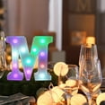 thumbnail image 4 of Clearance! JMYHOAM Night Lights Colorful LED Marquee Letter Lights with Remote – Party Bar Letters with Lights Decorations for The Home - Multicolor Household Appliances, 4 of 8