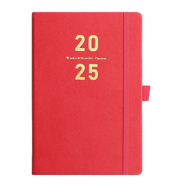 Thanksgiving Decor 2025 Planner Planner 2025 Weekly Monthly With Stickers Jan 2025 Dec 2025 5.75" X 8.25" 2025 Calendar Planner Premium Paper Pen Holder Inner Pocket