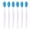 Blue, variant on mdesiwst 6Pcs Silicone Nose Brush Soft Silicone Double-Sided Face Cleanser Exfoliating Blackhead Remover Gentle Skin Care Tool for Sensitive Skin Lip Care And Pore Cleaning