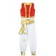 thumbnail image 4 of Trajes de juego de rol de príncipe árabe para niños, traje de fiesta de Halloween, chaleco y pantalones sueltos, 2 uds., 4 of 5