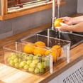 thumbnail image 5 of Super Easy To Use Freezer Plastic Freezer With Pull Out Handle Transparent Storage Bucket Suitable For Home Bar Restaurant Food Storage Home Decor, 5 of 7