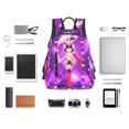 thumbnail image 6 of Hazbin Hotel Angel Dust Dance Backpack Bookbag School Bag Unisex Daypack Lightweight Adjustable Satchel Travel Bag, 6 of 8