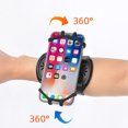 thumbnail image 3 of Running Armband Sports Arm Band ajustable Running Phone Armband para entrenamiento de gimnasio, 3 of 9