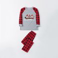 thumbnail image 5 of Family Christmas Pjs Two Piece Sleepwear Set Long Sleeve T-Shirts and Pants Holiday Nightgowns with Merry Christmas, 5 of 6