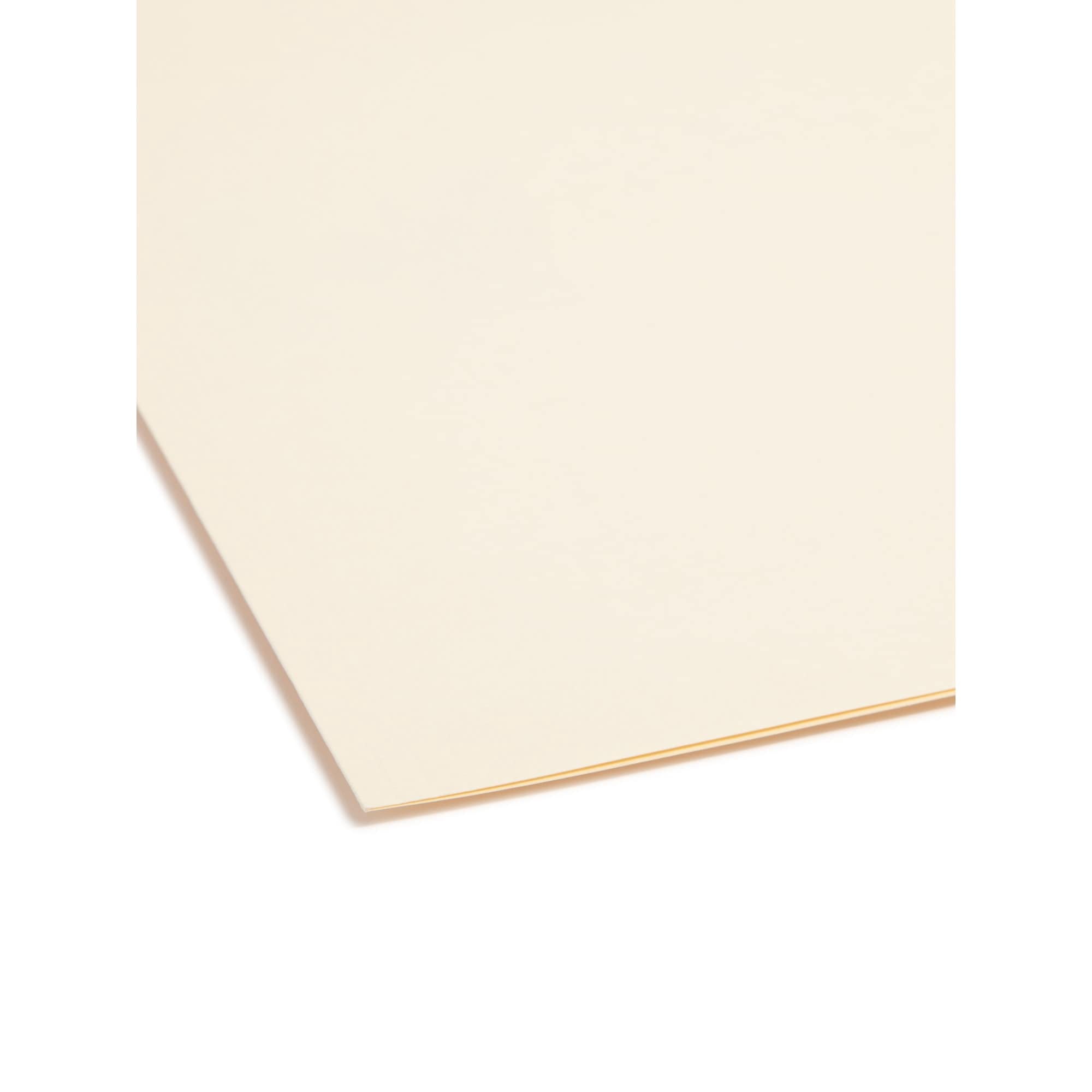 SMEAD FASTENER FILE FOLDER, 2 FASTENERS, REINFORCED 14580 - MANILA