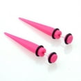 thumbnail image 2 of jiaroswwei 2Pcs Unisex Punk Ear Fake Cheater Stretcher Rivet Taper Plug Tunnel Gauges, 2 of 6