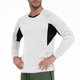 thumbnail image 1 of pstuiky camisas de manga larga para hombre, Blusa informal de manga larga con cuello redondo y diseño deportivo de color liso para hombre camisetas de hombre l, 1 of 5