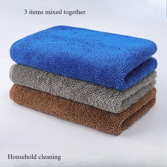 Absorbent Fine‑Fiber Dish Cloths, Lint‑Free Reusable Cleaning Towels for Household & Glass Surfaces
