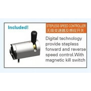Haswing Freshwater and Saltwater Hand Steer 160 lb Thrust Electric Transom Mount Trolling Motor
