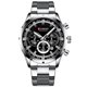 thumbnail image 1 of CURREN 8355M Reloj de cuarzo para hombre con correa de acero inoxidable, multifunción de moda, 1 of 8
