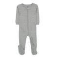 thumbnail image 1 of Pijama Leveret para niños, algodón, color liso neutro, 1 of 6