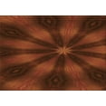 thumbnail image 1 of Ahgly Company Indoor Rectangle Patterned Mahogany Brown Area Rugs, 4' x 6', 1 of 6