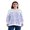 Blue, variant on Baby Sweetie Women's Striped Sweater Drop Shoulder Oversized Long Sleeve Round Neck Slit Hem Knitted Pullover Tops