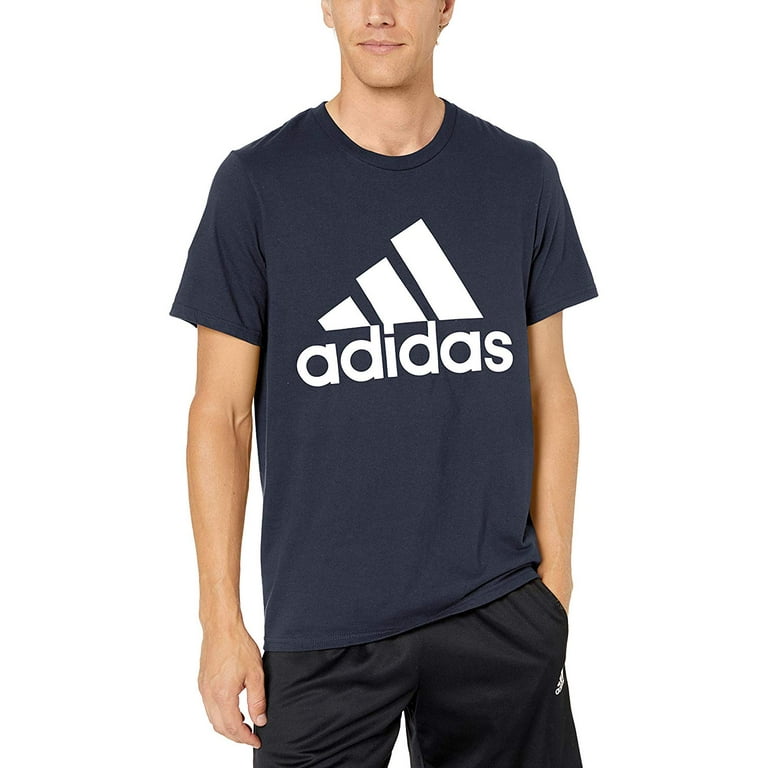 musical terugtrekken werkplaats Adidas Men's Basic Bos Tee Sport Shirt T-Shirt Athletic Work Out (Navy, XL)  - Walmart.com