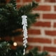 thumbnail image 2 of Adornos navideños, adornos navideños, acrílico transparente, copo de nieve, cristal, araña de hielo, perla, gota de agua, cadena colgante, adornos para árbol de Navidad, adornos de plástico, 2 of 6
