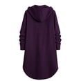 thumbnail image 6 of FchengtaiS Men's Long Trench Coat Long Sleeve Single Breasted Hooded Overcoat Fall Winter Warm Jakcets, 6 of 7