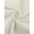 thumbnail image 5 of Unique Bargains Bouton Femmes V Col Chemisier Basique Manches Longues Tricotés Tops Blanc L, 5 of 5