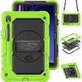 thumbnail image 1 of Funda Protectora para Samsung Galaxy Tab S10 Lite / S10 FE / S9 FE 10.9" / Tab S9 11"(Verde）, 1 of 9
