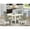 Linen White, variant on 5 Piece Norfolk Kitchen Dining Table Set - Linen White