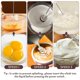 thumbnail image 4 of Electric Milk Frother Handheld Whisk Rechargeable Foam Maker 3-Speed Automatic Egg Beater Coffee Matcha Mixer, 4 of 4