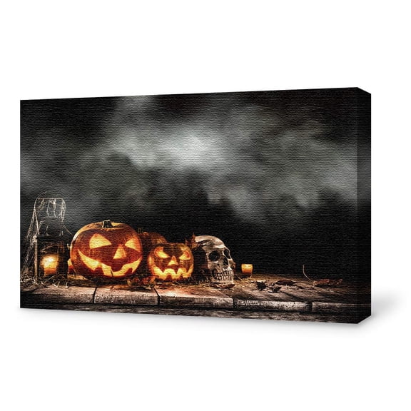 wall26 Canvas Wall Art Halloween Pictures Home Wall Decorations for Bedroom Living Room Paintings Canvas Prints Framed - 32x48 inches