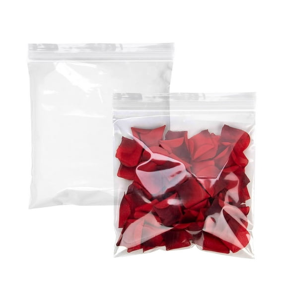 AMZ Supply Zip Lock Bags, Clear 10 x 10. Ultra Thick Seal Top Bags 10x10. Thickness 2 Mil Thick. Pack of 100
