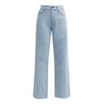 thumbnail image 6 of JJHGVB Wide Leg Jeans Denim Pants Baggy Jeans Pull-On Pant High Waisted Denim Pants Long Casual Pants Jeans for Women Straight Denim Jeans Daily Casual Wear Wide Leg Jeans for Women Rose Gold 4XL, 6 of 7