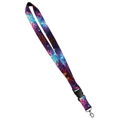 Deluxe Lanyard: Universe, 1 inch Sublimated Satin Polyester by Moose Pet
