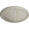 thumbnail image 3 of Ekena Millwork 25 1/2"OD x 5 1/2"P Brontes Ceiling Medallion (Fits Canopies up to 3 5/8"), Hand-Painted Pot of Cream Crackle, 3 of 6